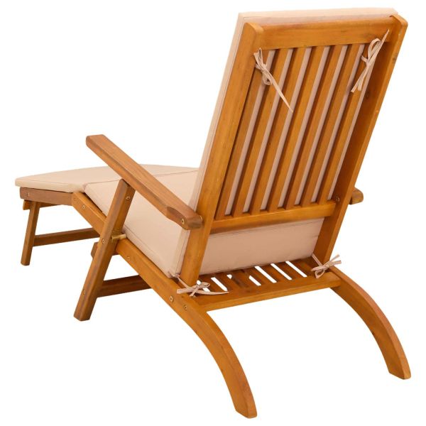 Сгъваем и reclining шезлонг 2 pcs 55 x 146 x 91 см