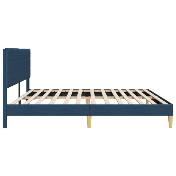 Рамка за легло с таблото Синьо 200 x 200 cm Текстил