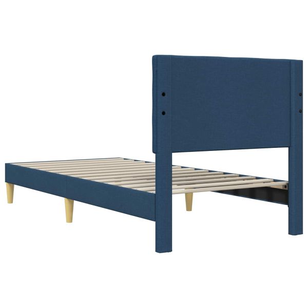 Рамка за легло с таблото Синьо 100 x 200 cm Текстил