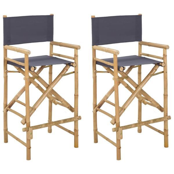 Сгъваем стол на директора 2 pcs Естествен 58 x 48 x 115 см