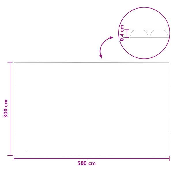 Покритие за басейн Изключително тежко Черно 500 × 300 cm ПЕ
