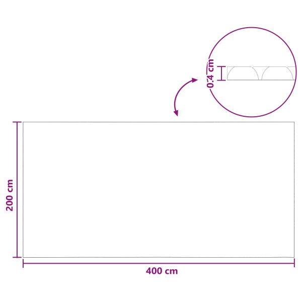 Покритие за басейн Изключително тежко Черен и син 400 x 200 cm