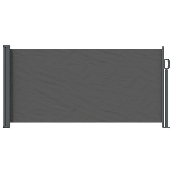 Сгъваема странична перголка Антрацит 300 x 100 cm Полиестер