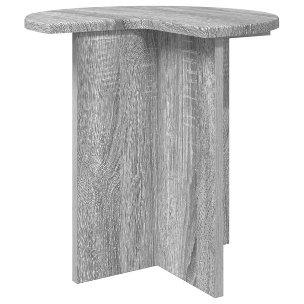 Странична маса със съхранение 2 pcs Сива сонома Ø 39 x 38 см