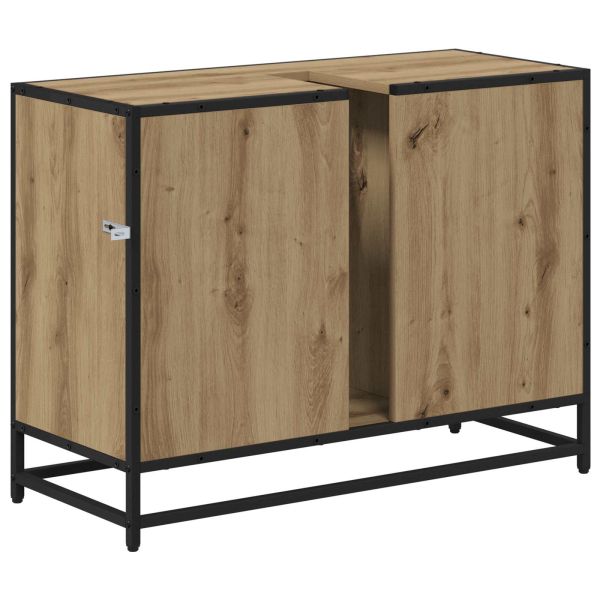 Шкаф за баня с чекмедже Дъб 80 x 33 x 60 см Инженерно дърво