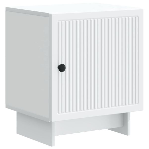 Нощен шкаф 2 pcs Бяло 43 x 34,5 x 50 см Инженерна дървесина