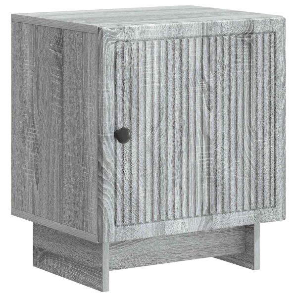 Нощен шкаф 2 pcs Сива сонома 43 x 34,5 x 50 см