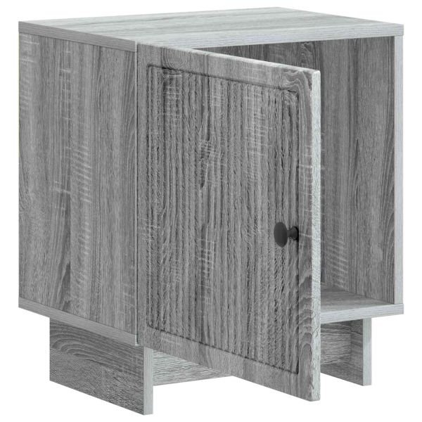 Нощен шкаф 2 pcs Сива сонома 43 x 34,5 x 50 см