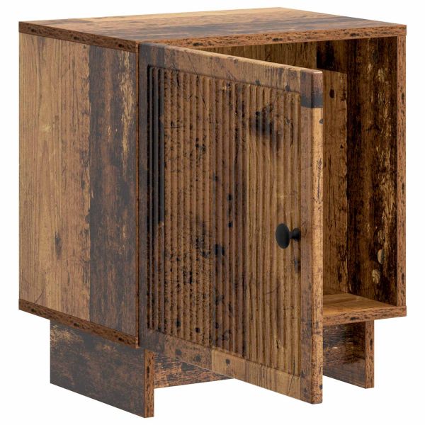 Нощен шкаф 2 pcs Старо дърво 43 x 34,5 x 50 см