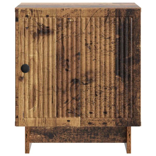 Нощен шкаф 2 pcs Старо дърво 43 x 34,5 x 50 см