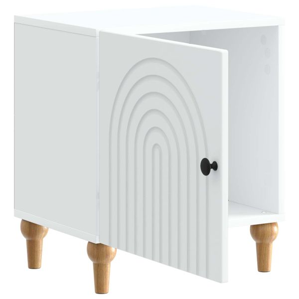 Нощен шкаф 2 pcs Бяло 43 x 34,5 x 50 см Инженерна дървесина