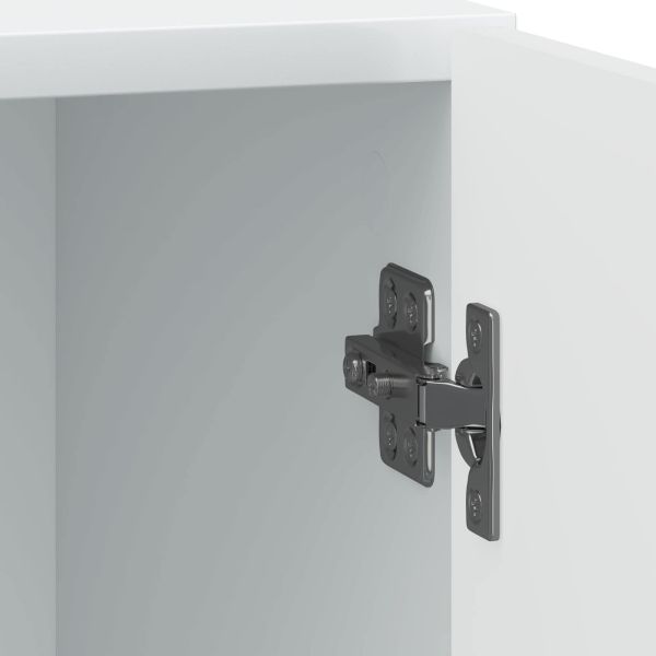 Нощен шкаф 2 pcs Бяло 43 x 34,5 x 50 см Инженерна дървесина