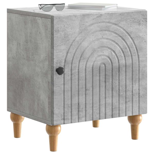 Нощен шкаф 2 pcs Бетонно сиво 43 x 34,5 x 50 см