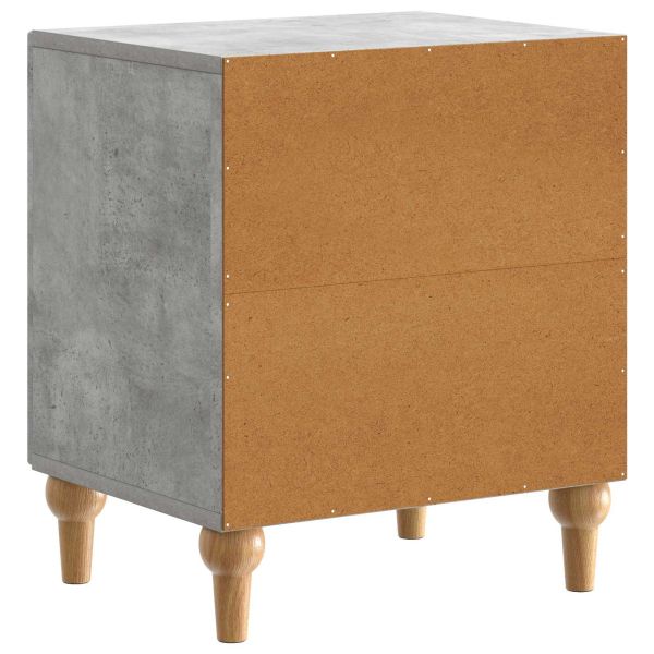 Нощен шкаф 2 pcs Бетонно сиво 43 x 34,5 x 50 см