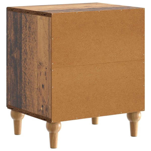 Нощен шкаф 2 pcs Старо дърво 43 x 34,5 x 50 см