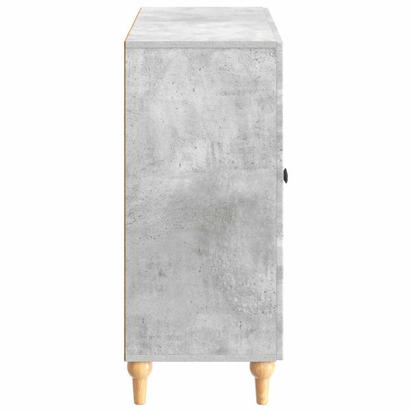 Служебен шкаф Бетонно сиво 89 x 34,5 x 80 см