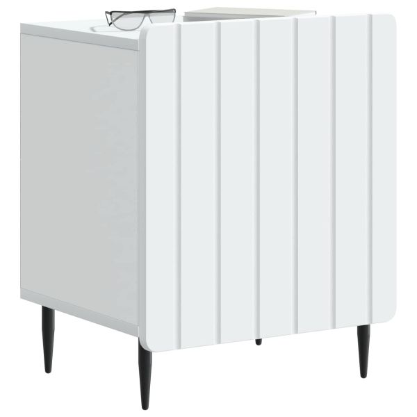 Нощен шкаф 2 pcs Бяло 43 x 34,5 x 52 см Инженерна дървесина