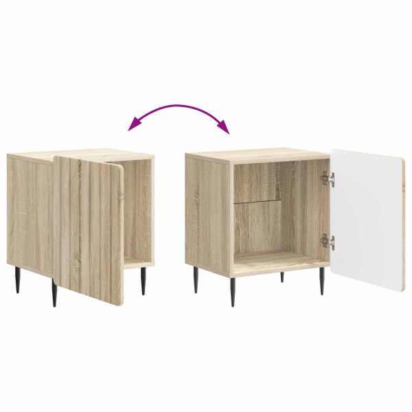 Нощен шкаф 2 pcs Дъб сонома 43 x 34,5 x 52 см