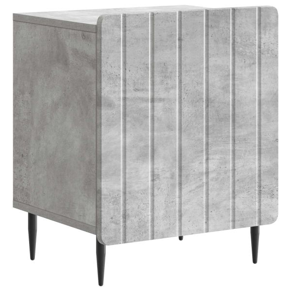 Нощен шкаф 2 pcs Бетонно сиво 43 x 34,5 x 52 см