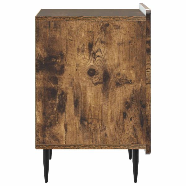 Нощен шкаф 2 pcs Опушен дъб 43 x 34,5 x 52 см