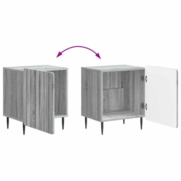 Нощен шкаф 2 pcs Сива сонома 43 x 34,5 x 52 см