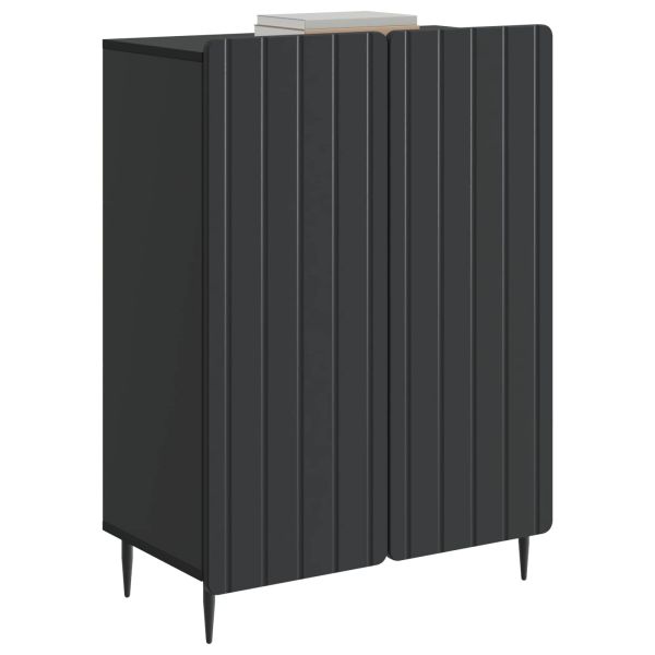 Служебен шкаф Черно 66 x 34,5 x 92 см Инженерна дървесина