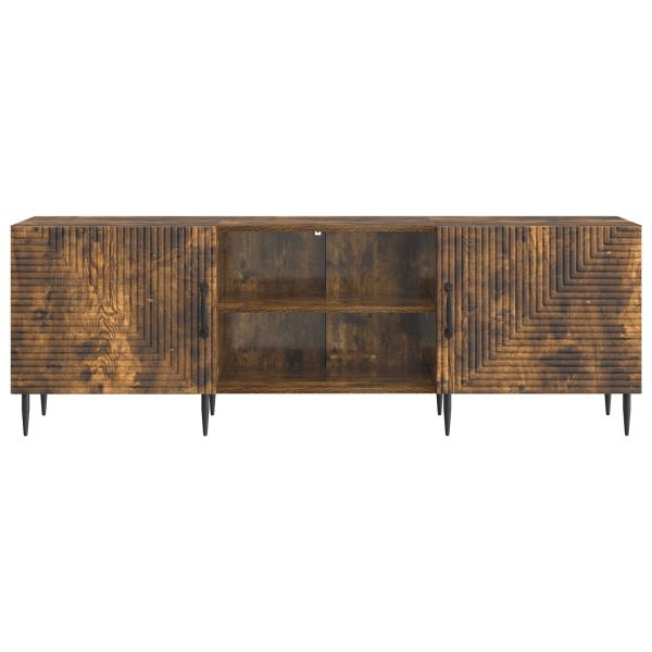 ТВ шкаф Опушен дъб 150 x 31 x 50 см Инженерна дървесина