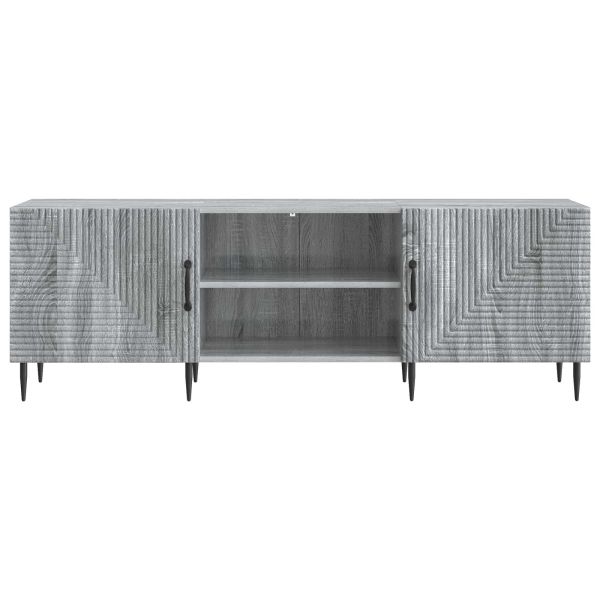 ТВ шкаф Сива сонома 150 x 31 x 50 см Инженерна дървесина