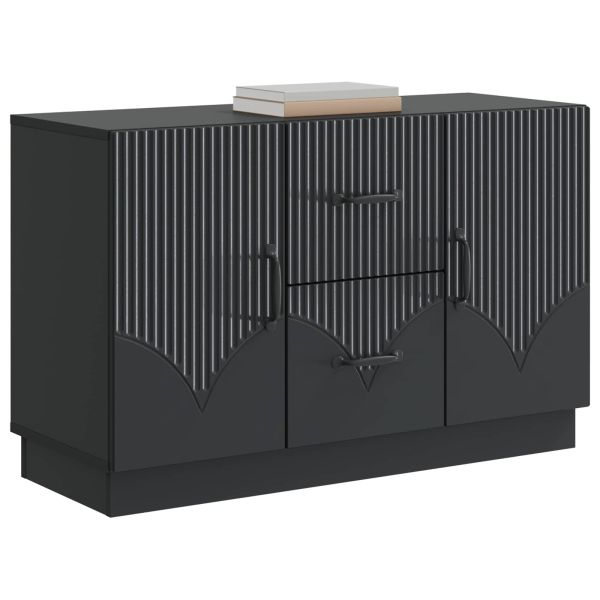 Служебен шкаф Черно 89 x 34,5 x 57 см Инженерна дървесина