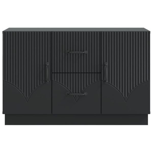 Служебен шкаф Черно 89 x 34,5 x 57 см Инженерна дървесина