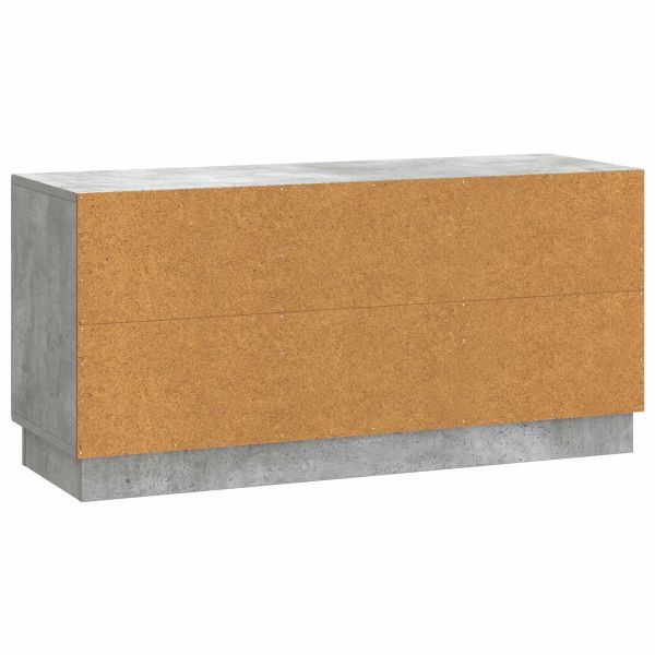 ТВ шкаф Бетонно сиво 99 x 34,5 x 47 см Инженерна дървесина