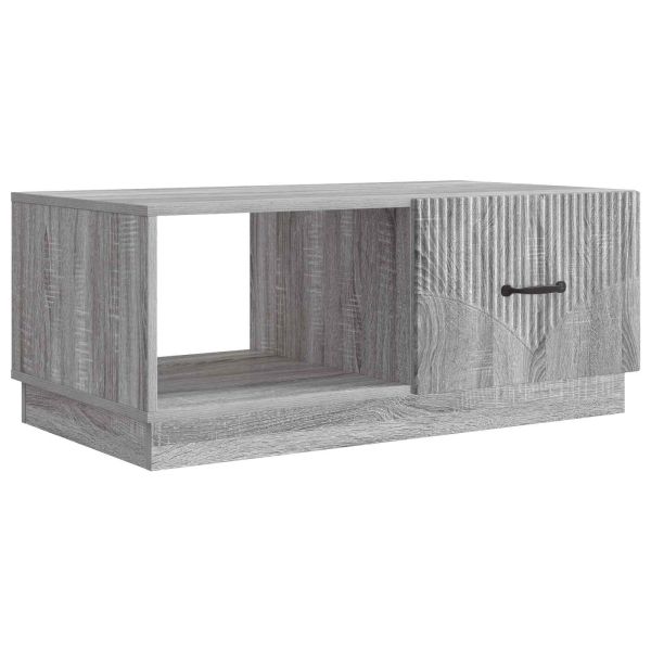 Масичка за кафе Сива сонома 90 x 50 x 37 см Инженерна дървесина