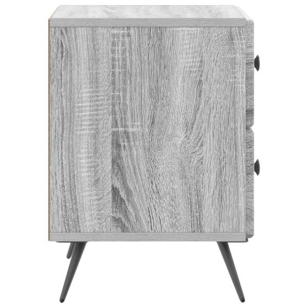 Нощен шкаф Сива сонома 43 x 34,5 x 47,5 см Инженерна дървесина