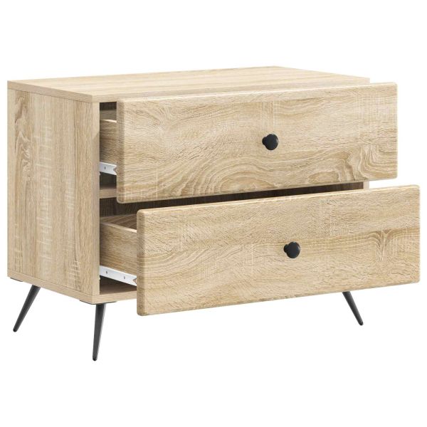 Нощен шкаф Дъб сонома 62 x 34,5 x 47,5 см Инженерна дървесина