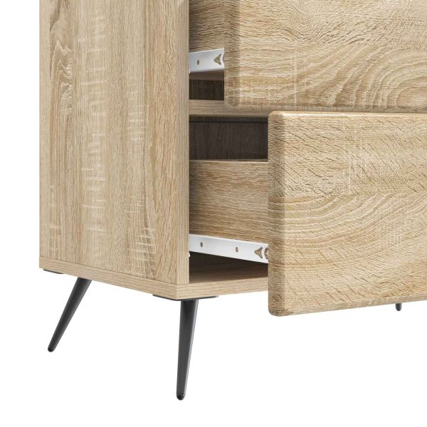 Нощен шкаф Дъб сонома 62 x 34,5 x 47,5 см Инженерна дървесина