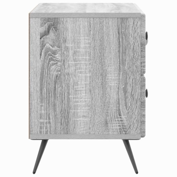 Нощен шкаф Сива сонома 62 x 34,5 x 47,5 см Инженерна дървесина