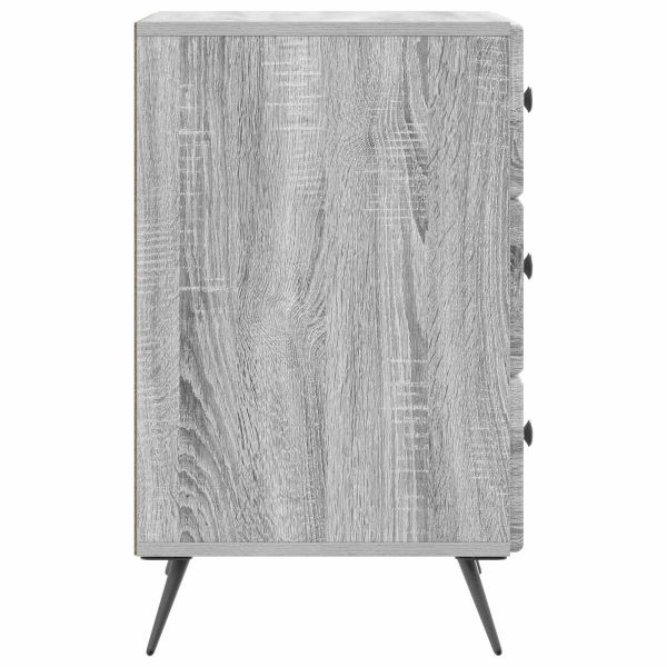 Нощен шкаф Сива сонома 43 x 41 x 66,5 см Инженерна дървесина