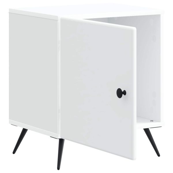 Нощен шкаф 2 pcs Бяло 43 x 34,5 x 50 см Инженерна дървесина