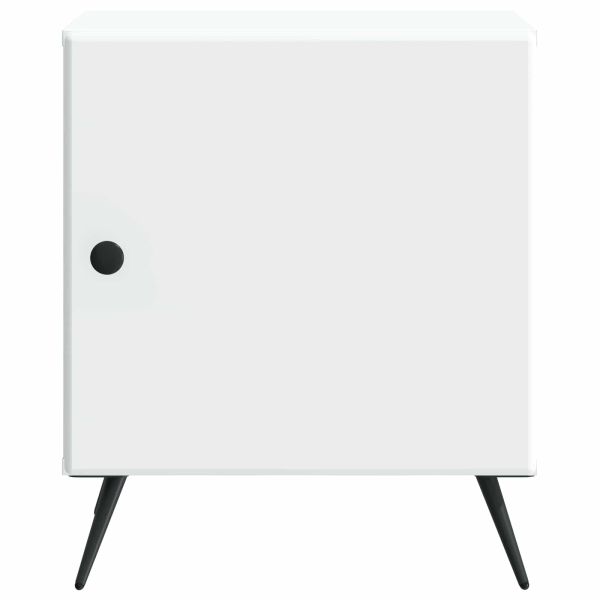 Нощен шкаф 2 pcs Бяло 43 x 34,5 x 50 см Инженерна дървесина
