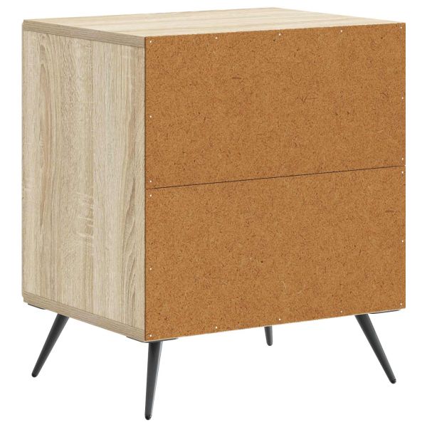 Нощен шкаф 2 pcs Дъб сонома 43 x 34,5 x 50 см