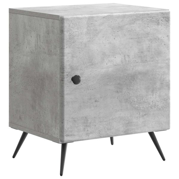 Нощен шкаф 2 pcs Бетонно сиво 43 x 34,5 x 50 см