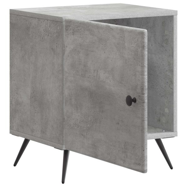 Нощен шкаф 2 pcs Бетонно сиво 43 x 34,5 x 50 см