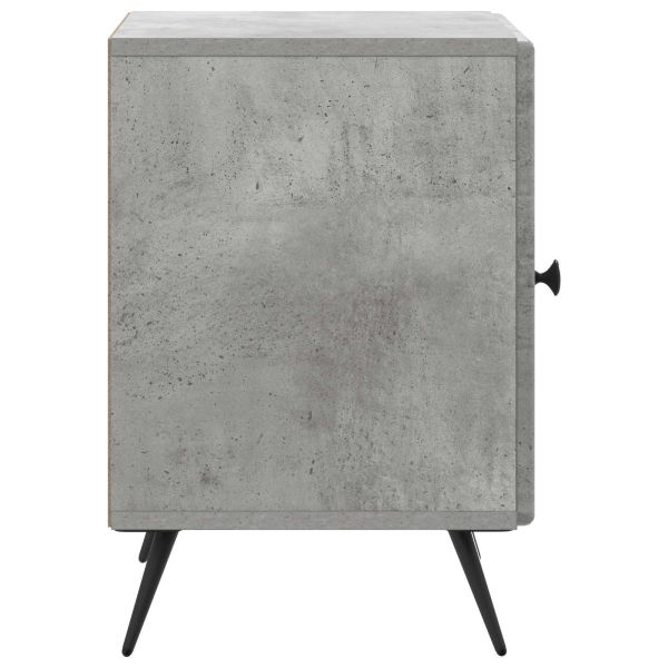 Нощен шкаф 2 pcs Бетонно сиво 43 x 34,5 x 50 см