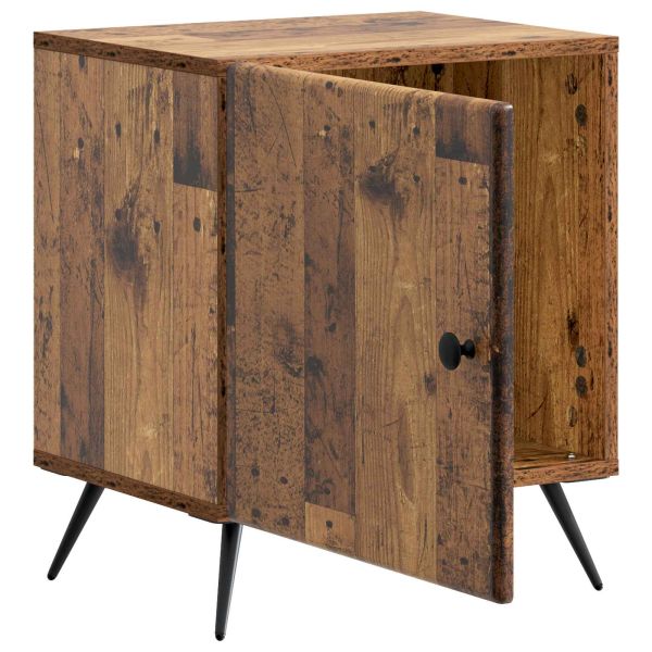 Нощен шкаф Старо дърво 43 x 34,5 x 50 см Инженерна дървесина