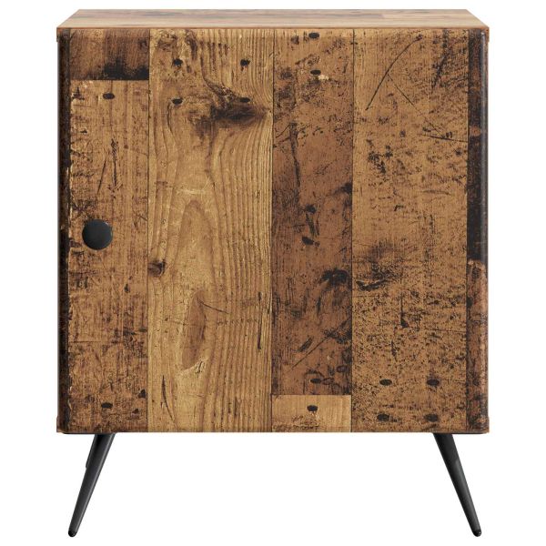 Нощен шкаф 2 pcs Старо дърво 43 x 34,5 x 50 см