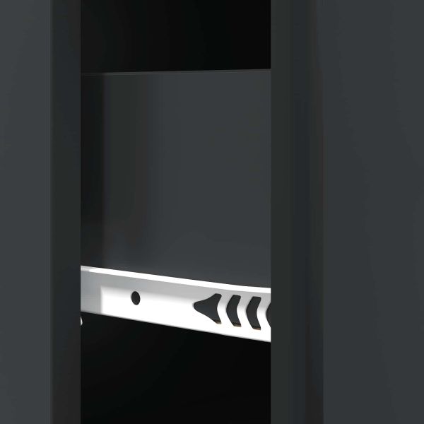 Чекмеджетен шкаф Черно 66 x 34,5 x 90 см Инженерна дървесина