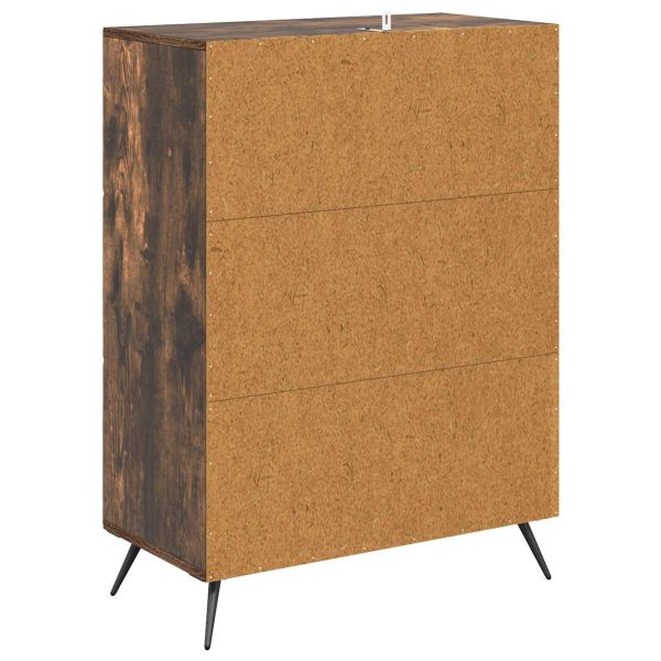 Чекмеджетен шкаф Опушен дъб 66 x 34,5 x 90 см