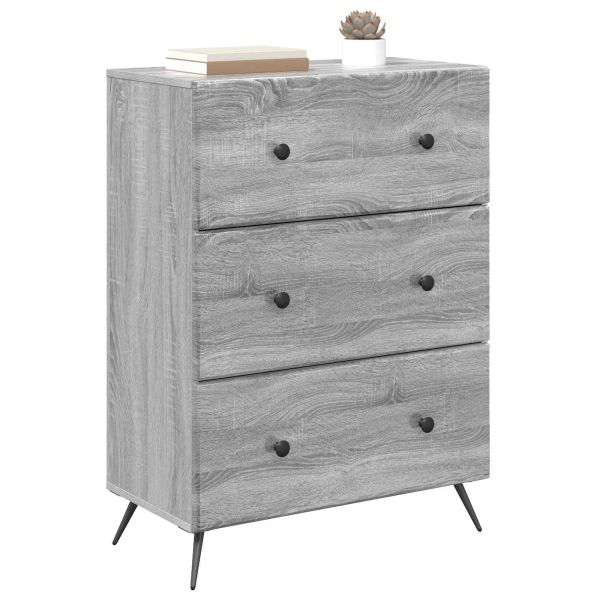 Чекмеджетен шкаф Сива сонома 66 x 34,5 x 90 см