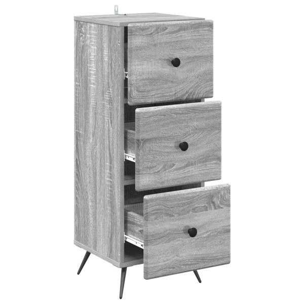 Чекмеджетен шкаф Сива сонома 33 x 34,5 x 90 см