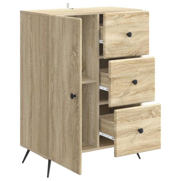 Служебен шкаф Дъб сонома 66 x 34,5 x 90 см Инженерна дървесина